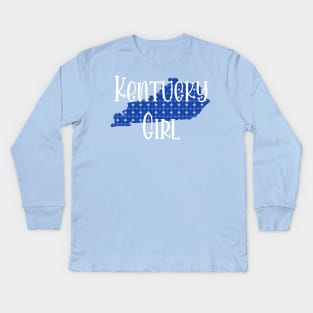 Kentucky Girl Kids Long Sleeve T-Shirt